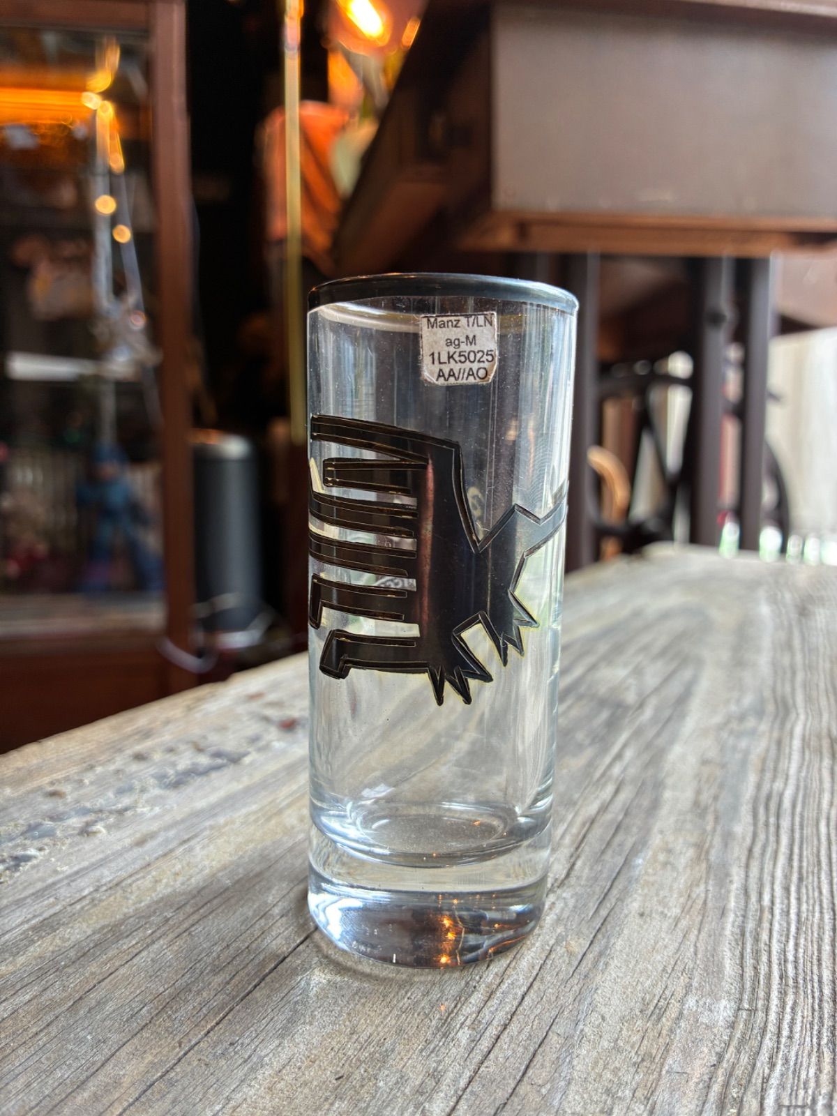 MACHUPICCHU ARTESANOS shot glass with fine silver (Silver 990) overlay, made in Peru 1