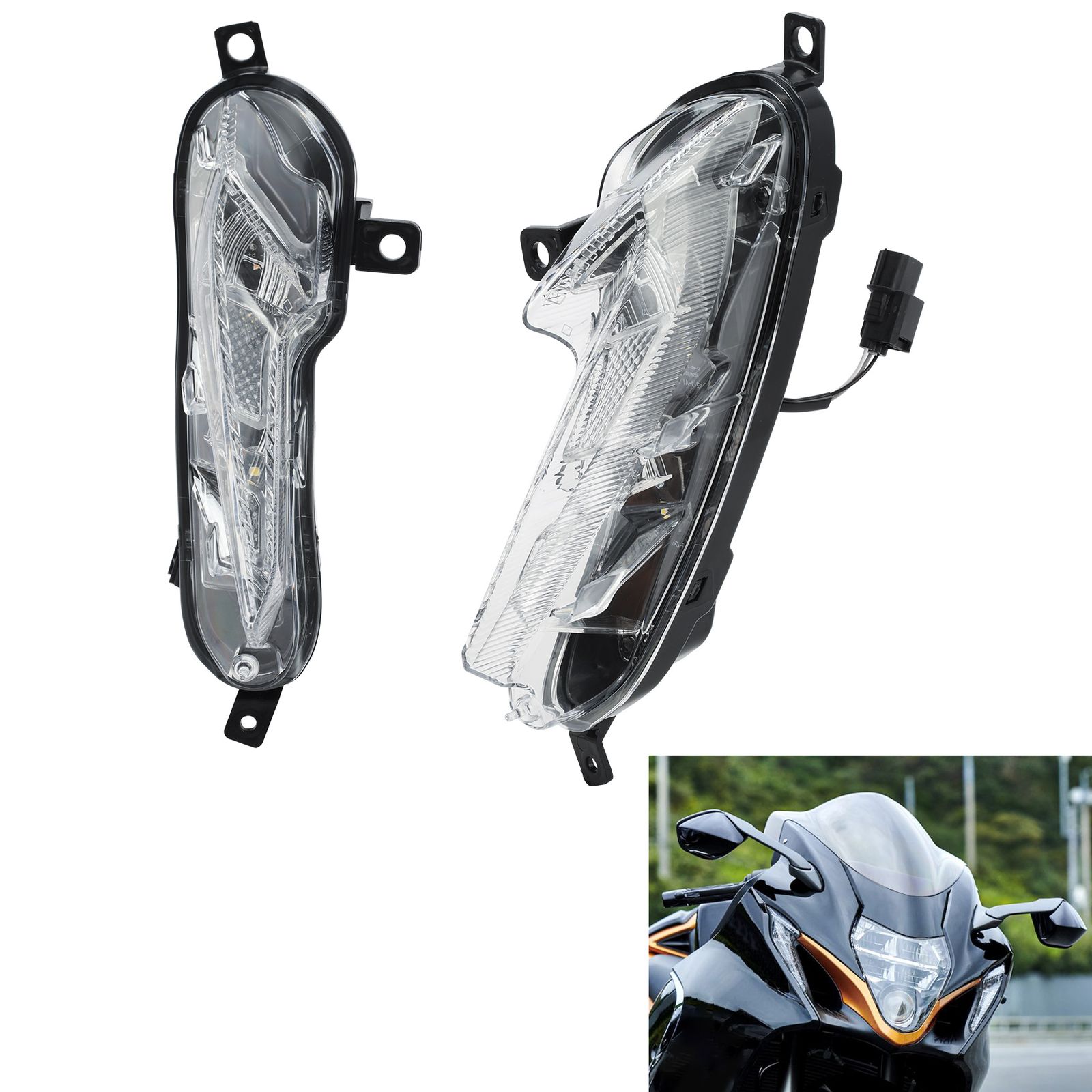スズキ隼 GSXR1300 用 フロントウインカー ペア 2022-2024