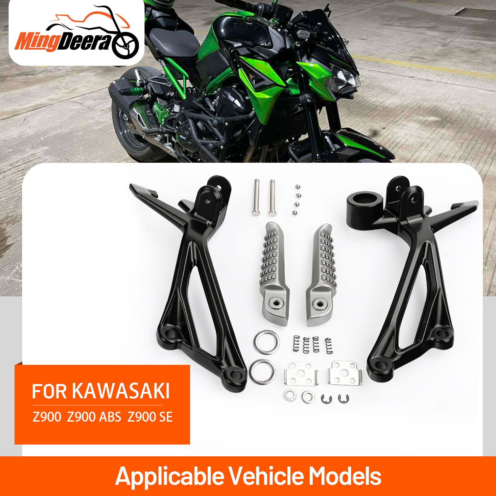 Kawasaki Z900 Z900SE 2017-2024年式 リアフットレスト フットペグ ブラケット 12,030円