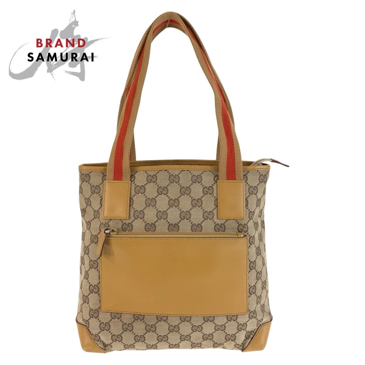 GUCCI グッチ シェリーライン ベージュ GGキャンバス/レザー 019 0402 トートバッグ ショルダーバッグ レディース 603766【中古】
