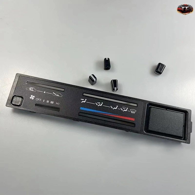 55519-89143 ヒータークライメートコントロールフェイスプレート（ノブ4個付き）トヨタ ピックアップ 4ランナー 1988 1987 1986 1985 1984その他