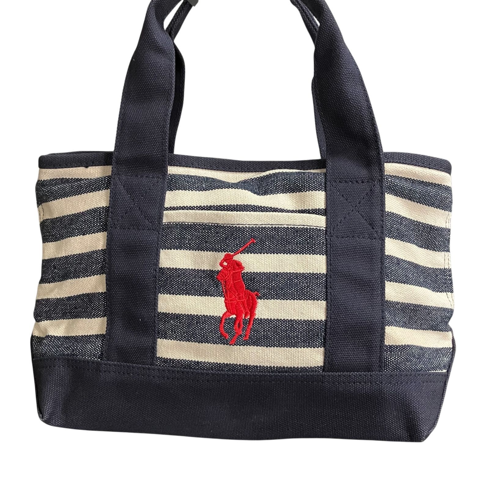 レディース 【値下げしました】LAUREN RALPH LAUREN ボーダートートバッグ