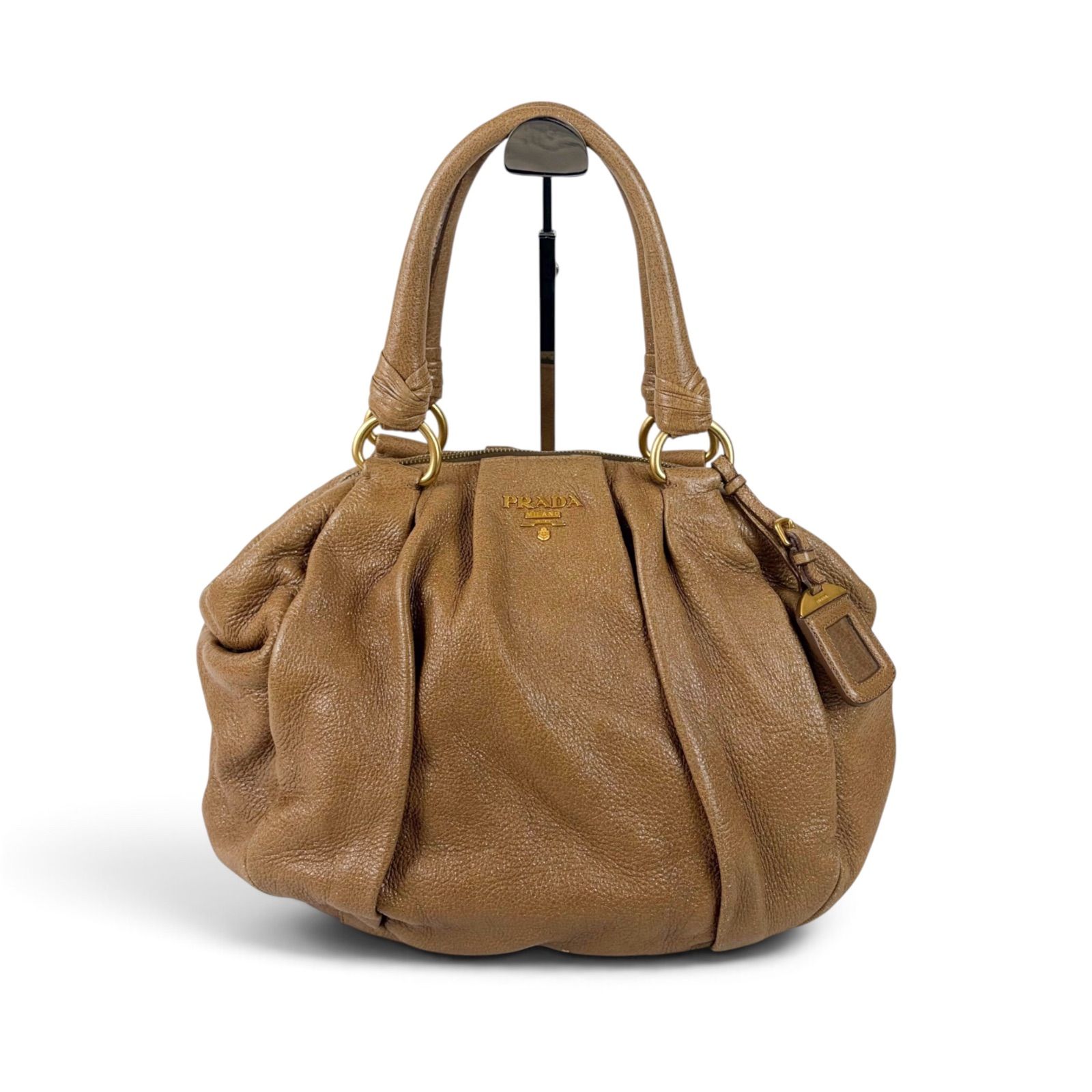 PRADA Vitello Daino Leather Hand Bag Tote プラダ ヴィッテロダイノレザー　ハンドバッグ 21,754円