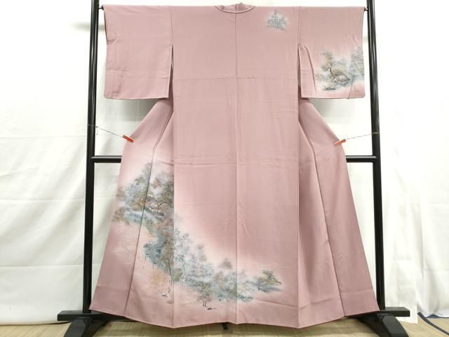 平和屋着物□訪問着 風景花文 松竹梅 金彩 正絹 逸品 DABJ0353qaの通販