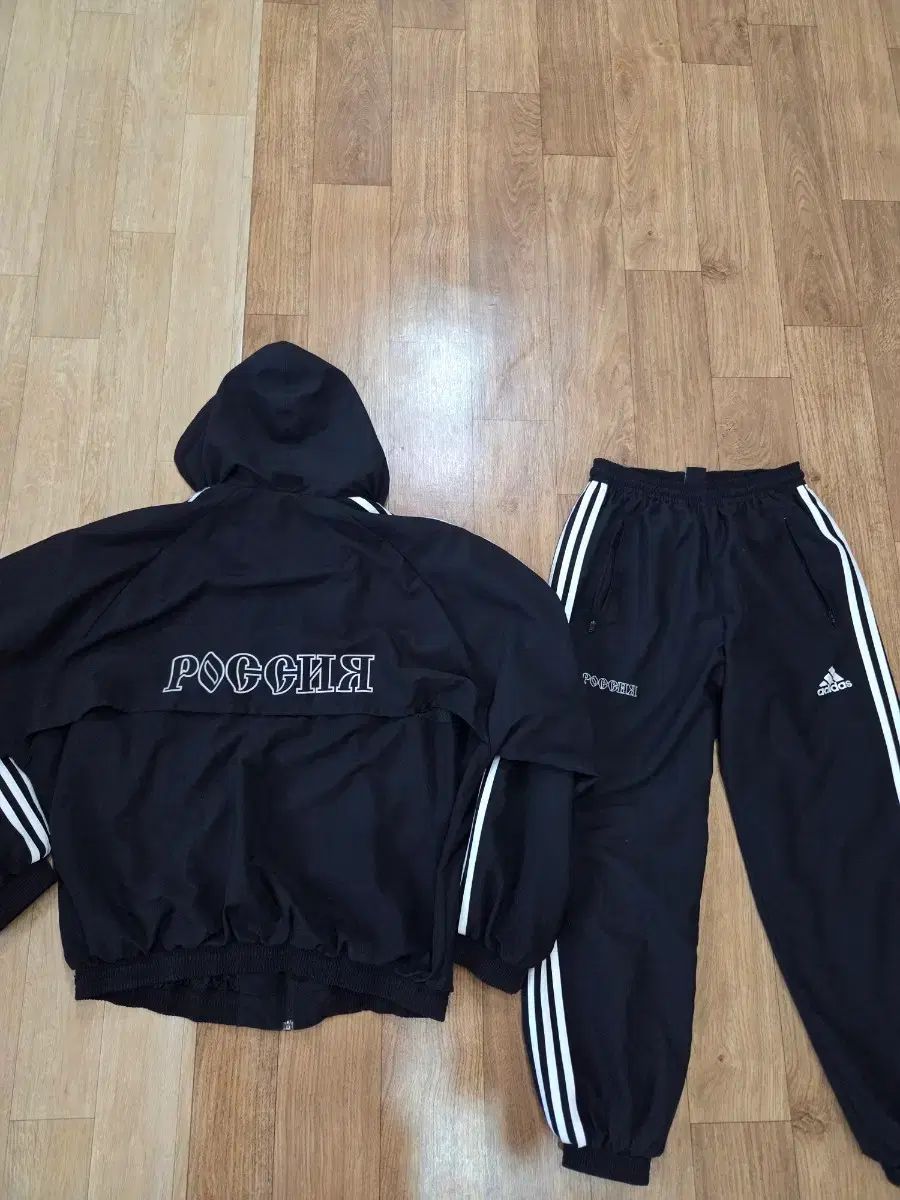 Gosha Rubchinskiy(ゴーシャラブチンスキー) adidas(アディダス) ウーブン ジャケット セット トップスM ボトムスXS