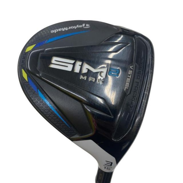 【中古】 テーラーメイド SIM2 MAX 3W フェアウェイウッド FW リシャフト (フレックスその他) メンズ 男性用 右利き 右用 Cランク ゴルフクラブ