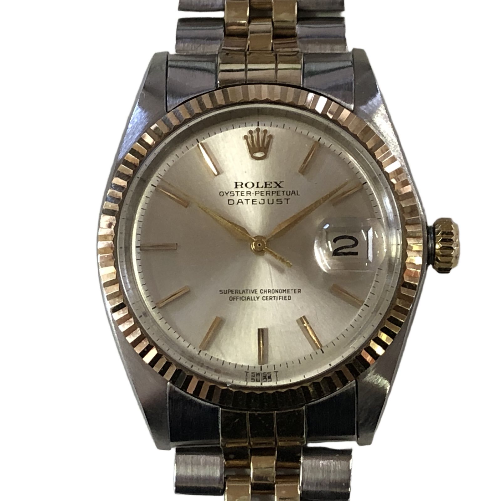 鑑定済】ROLEX ロレックス デイトジャスト 1601 本体のみ 自動巻き