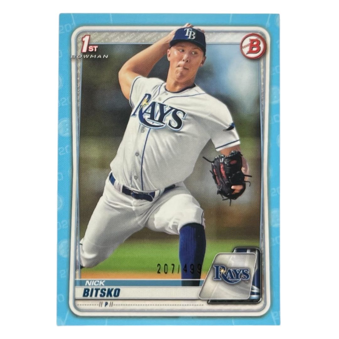 TOPPS MLBカード BOWMAN 1ST NICK BITSKO TAMPA BAY RAYS /499 #BD-61