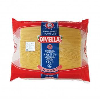 DIVELLA ディヴェッラ パスタ ♯07 ヴェルミチェッリ 5kg×3個 606-157 パスタ スパゲティ マカロニ ソース イタリアン 製麺 9,970円