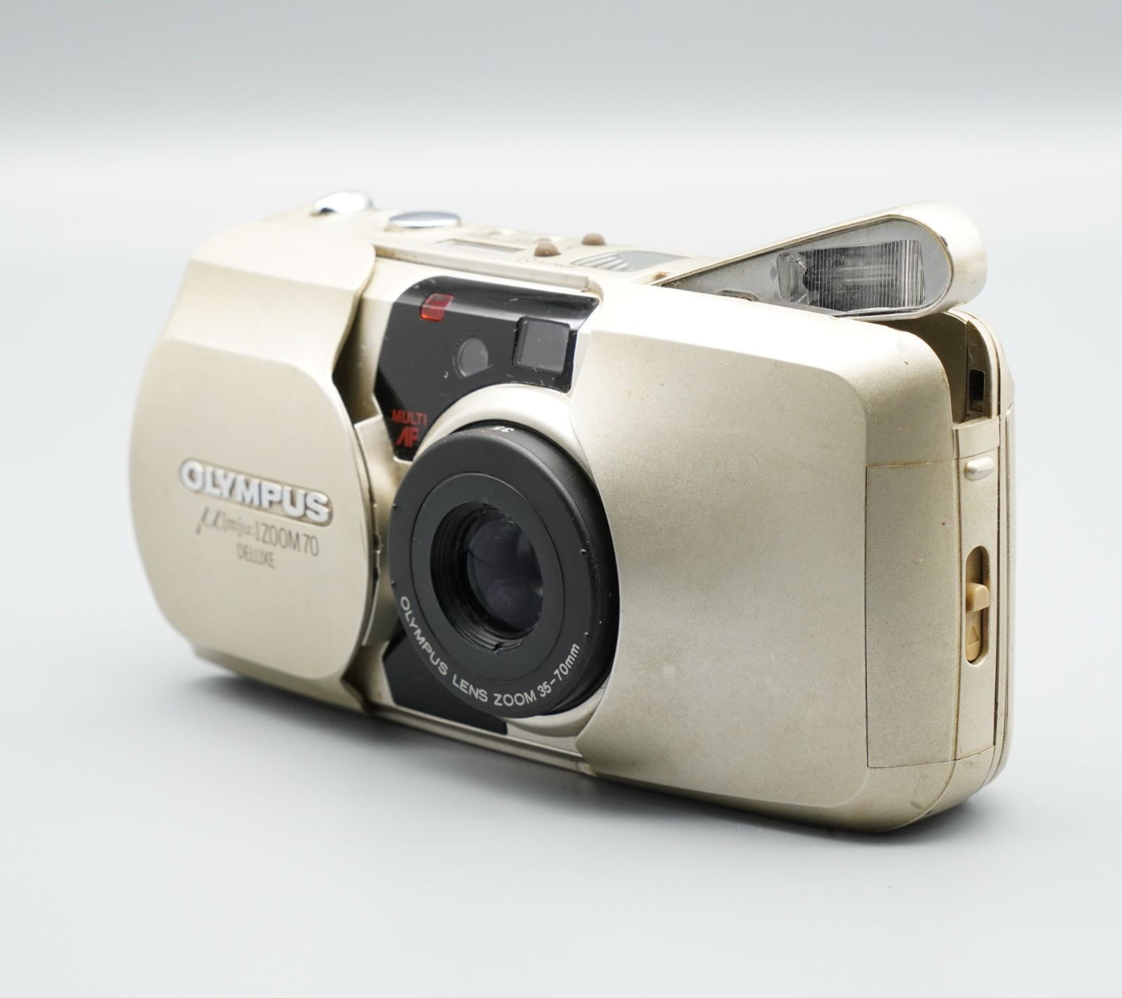 【完動品】OLYMPUS μ zoom 70 Deluxe フィルムカメラ OLYMPUS μ ZOOM 70 DELUXE コンパクトフィルムカメラ 完動品 - メルカリ