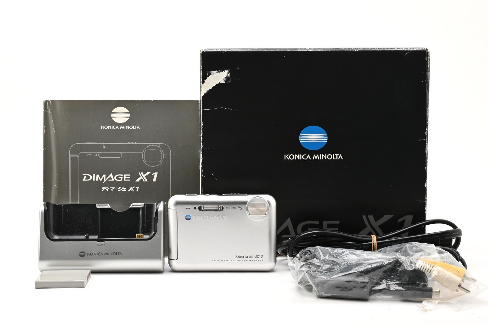 ★良品★ コニカミノルタ KONICA MINOLTA DiMAGE X1 シルバー 元箱付き RYM6888 #670