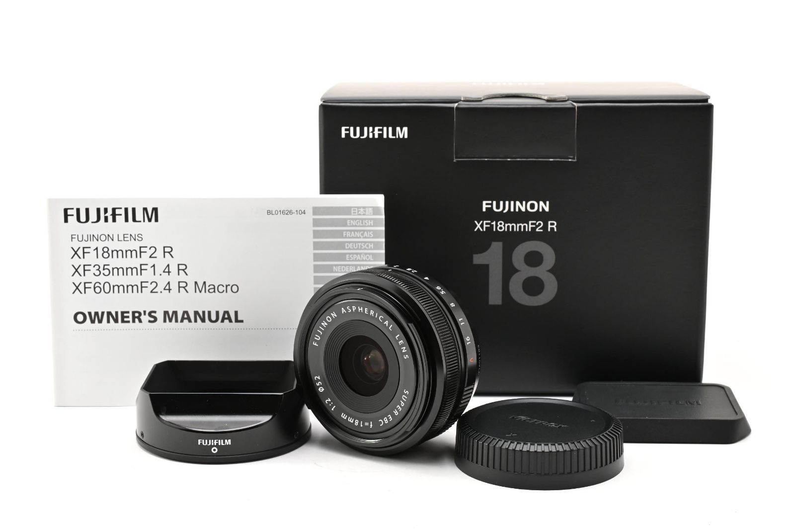 ★極上品★ フジフィルム FUJIFILM FUJINON EBC 18mm F2 R 元箱付き ARYME6544 #298
