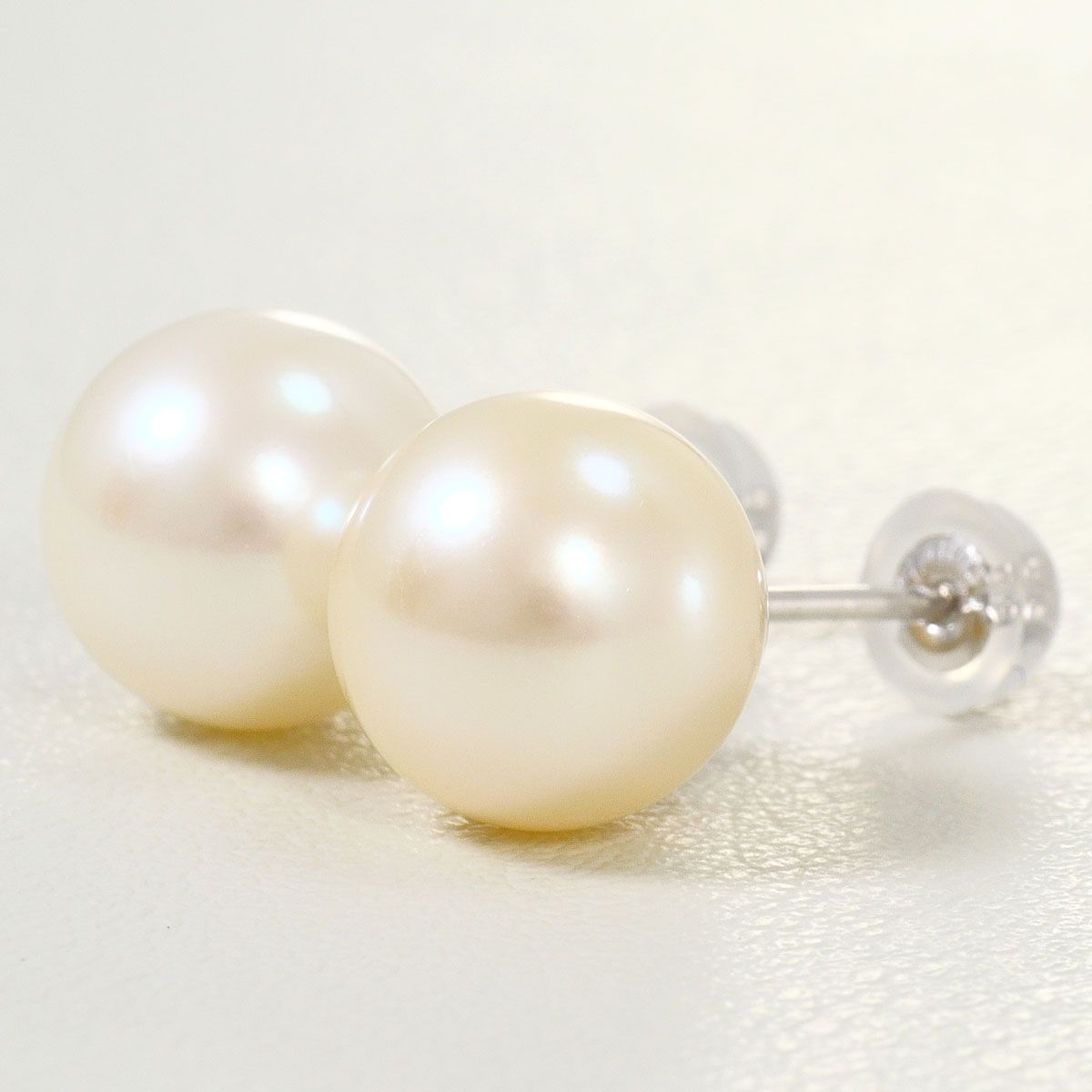 K14WG ピアス パール（真珠） 総重量約2.3g