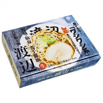 仙台ラーメン 自家製太麺渡辺(3食) PB-227 ×15個セット ラーメン 拉麺 中華そば 中華麺 ご当地 名店 グルメ