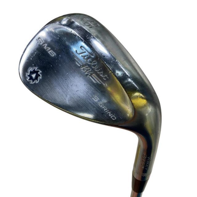 【中古】 タイトリスト VOKEY SPIN MILLED SM6 ツアークロム 56°/10°S ウェッジ WG 純正特注シャフト (フレックスS) メンズ 男性用 右利き 右用 Cランク ゴルフクラブ 7,198円