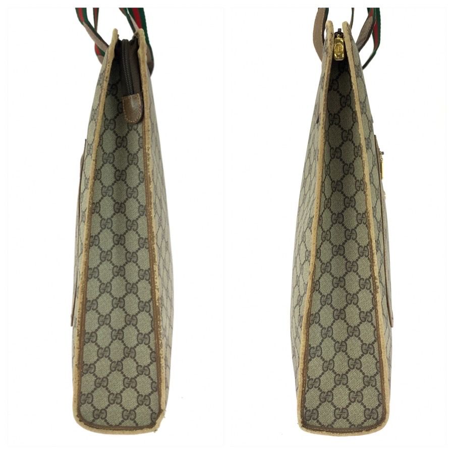 GUCCI グッチ ヴィンテージ シェリーライン ベージュ GGスプリーム