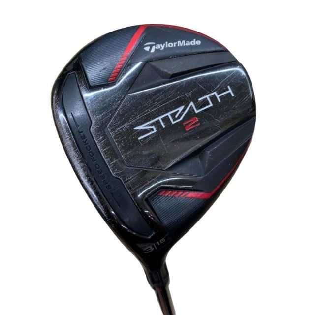 【中古】 テーラーメイド STEALTH2 3W レフティ フェアウェイウッド FW TENSEI RED TM50(STEALTH FW) (フレックスS) メンズ 男性用 左利き レフティ 左用 Cランク ゴルフクラブ