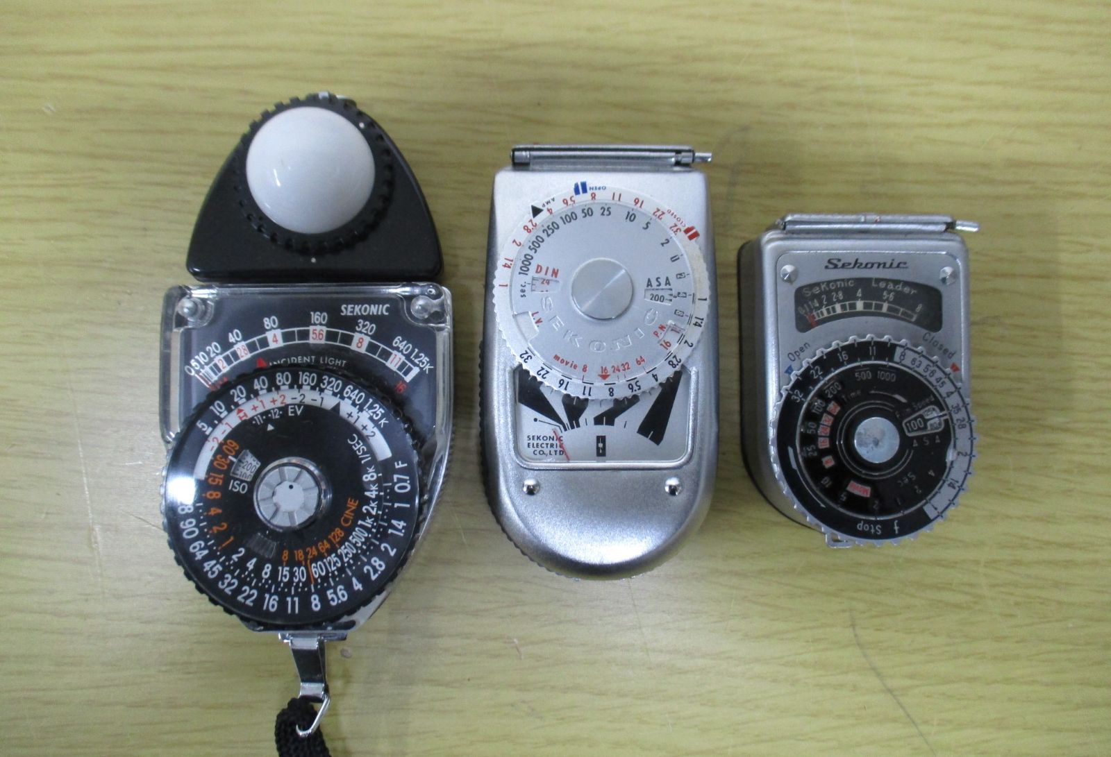 C215 SEKONIC セコニック／STUDIO DELUXEⅡ他 露出計 3点まとめ売り