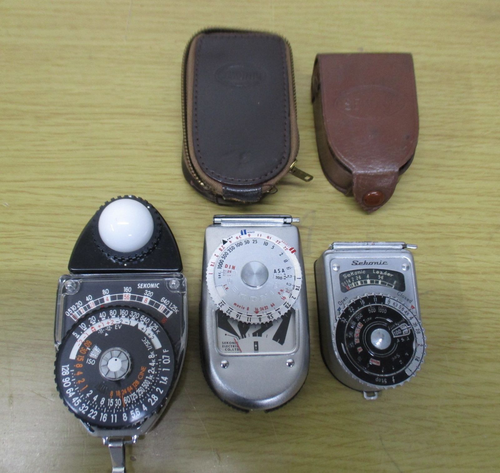 C215 SEKONIC セコニック／STUDIO DELUXEⅡ他 露出計 3点まとめ売り