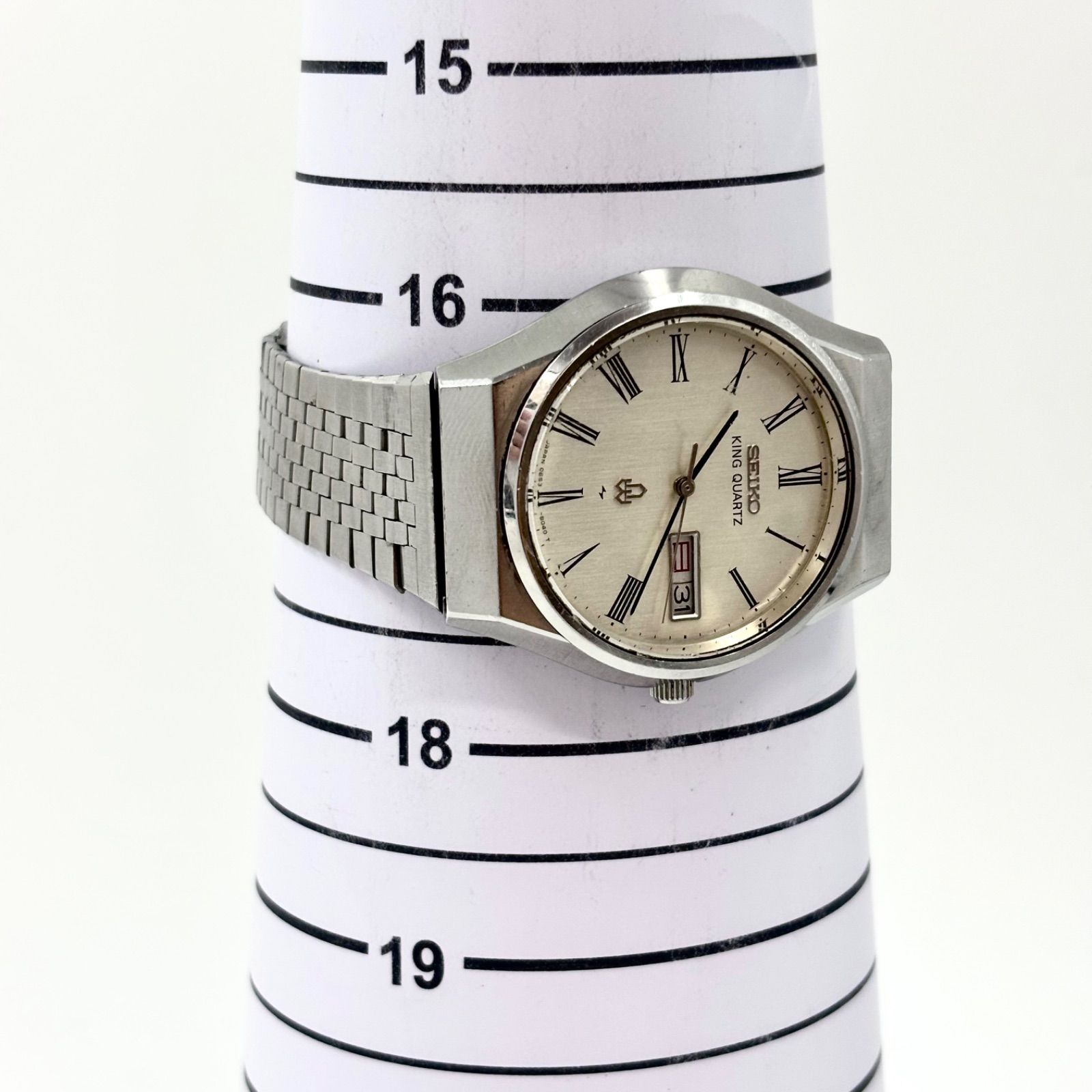 【不動】SEIKO KING QUARTZ デイデイト 腕時計 純正ブレス 稼働/純正ブレス】SEIKO/セイコー KING QUARTZ/キングクォーツ 腕時計