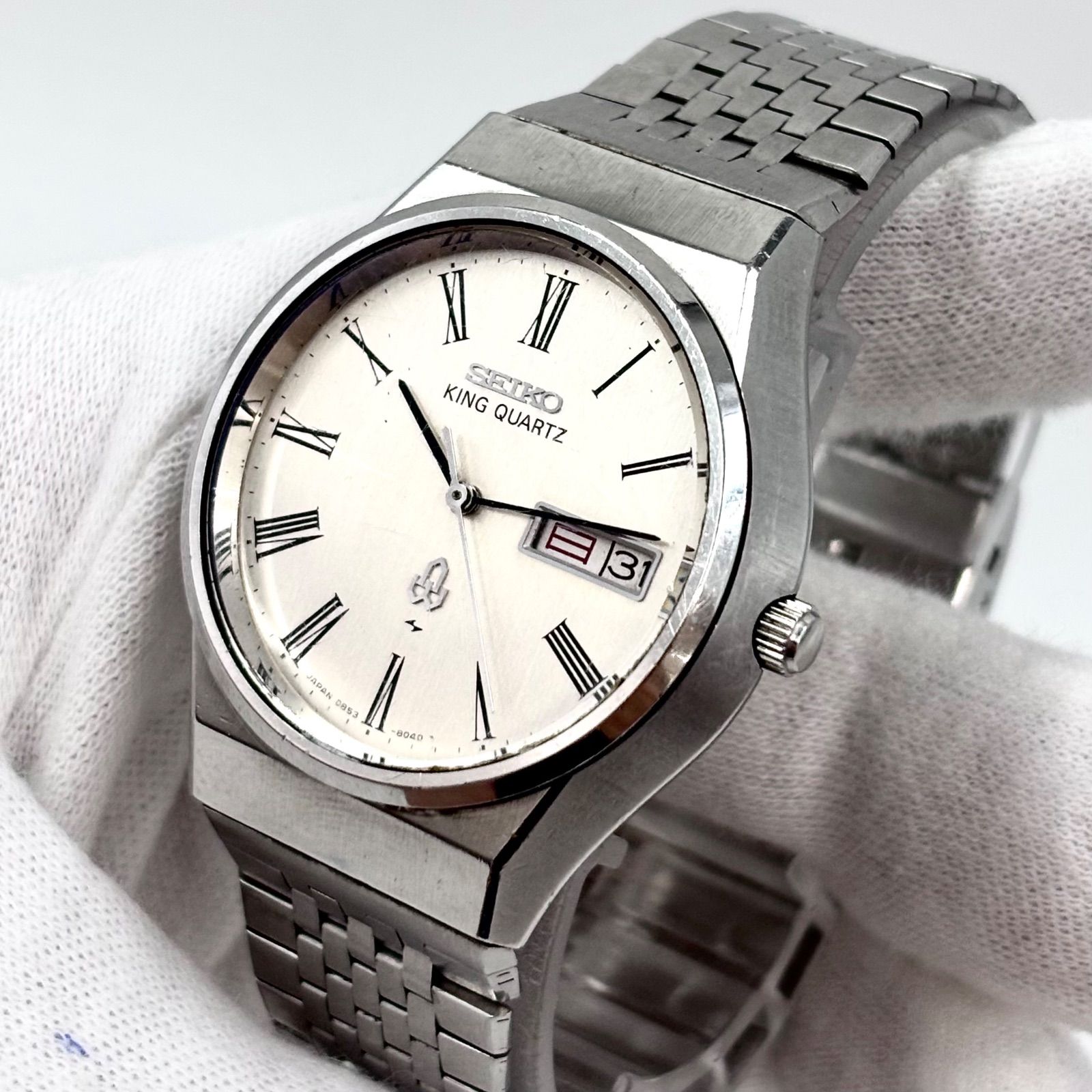 稼働/純正ブレス】SEIKO/セイコー KING QUARTZ/キングクォーツ 腕時計