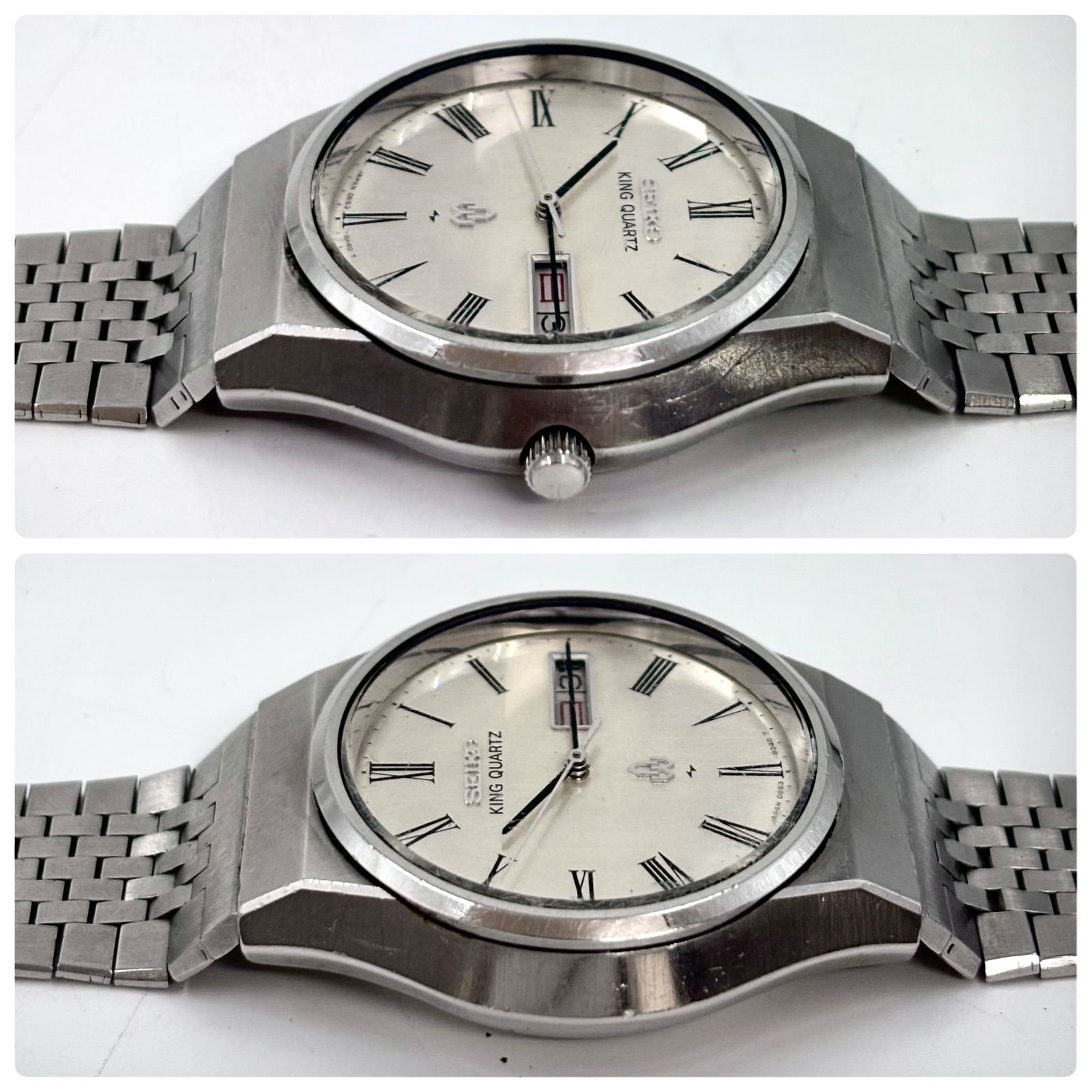 稼働/純正ブレス】SEIKO/セイコー KING QUARTZ/キングクォーツ 腕時計