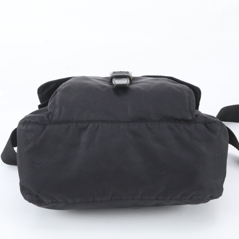 美品 プラダ テスート ナイロン トライアングルロゴ レザー ショルダー