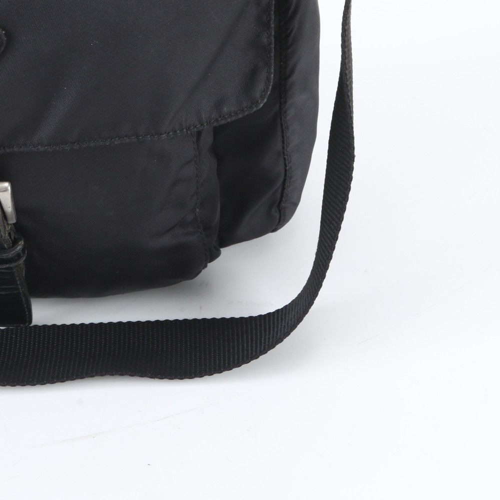 美品 プラダ テスート ナイロン トライアングルロゴ レザー ショルダー