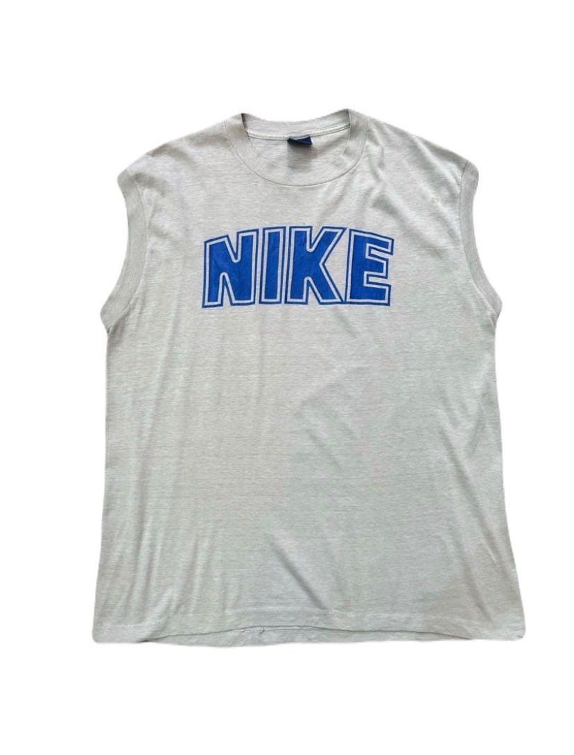 80’s NIKE カマボコ no sleeve T-shirt