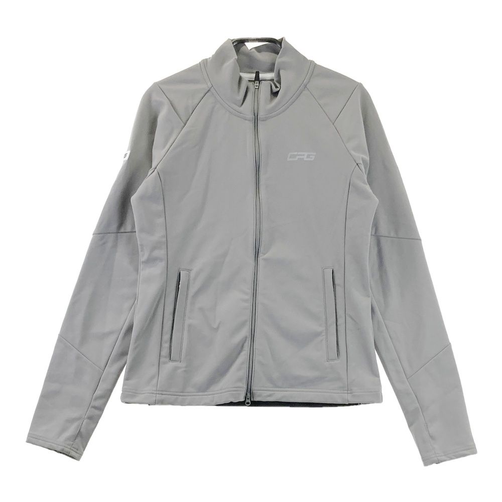 サイズ：3 CPG GOLF シーピージーゴルフ 裏微起毛 長袖ジップジャケット グレー系 [240101745043] ゴルフウェア レディース ストスト