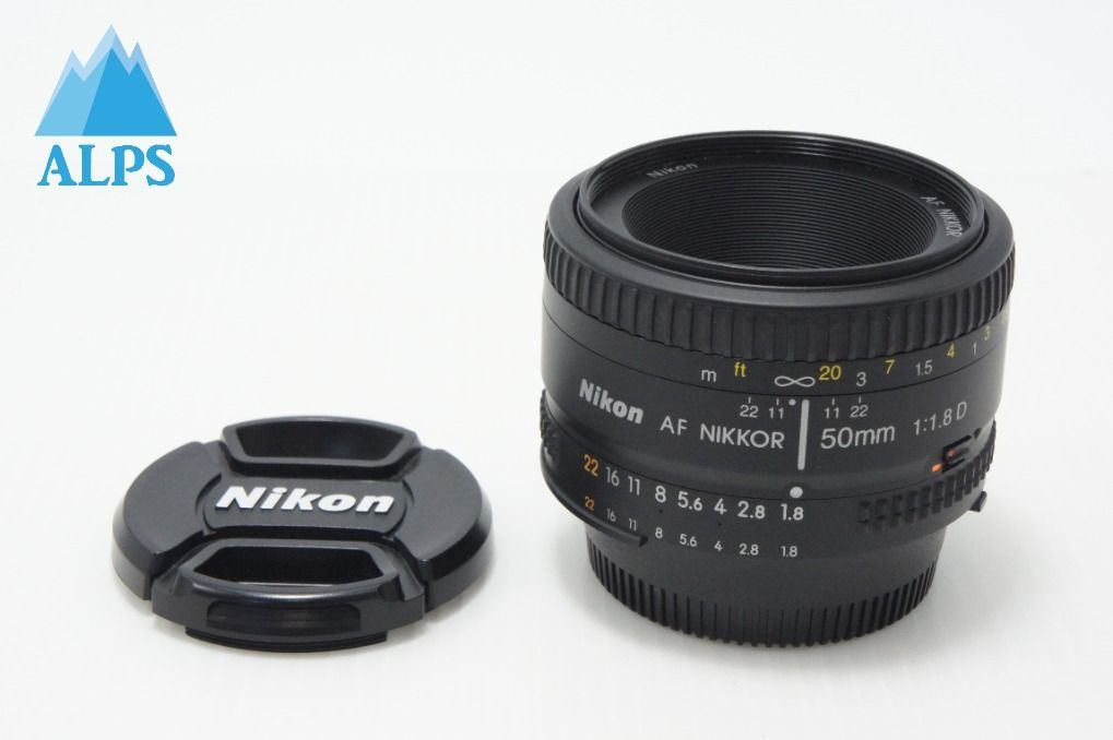 美品 Nikon ニコン AF NIKKOR 50mm F1.8D フルサイズ 単焦点レンズ 260717ac