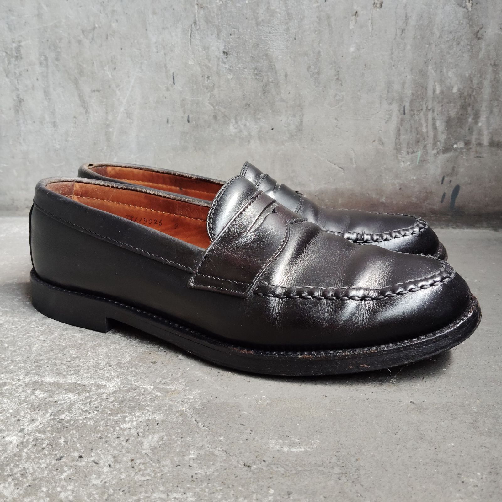 Alden 99862 ペニーローファー カーフレザー US7.5 オールデン コイン