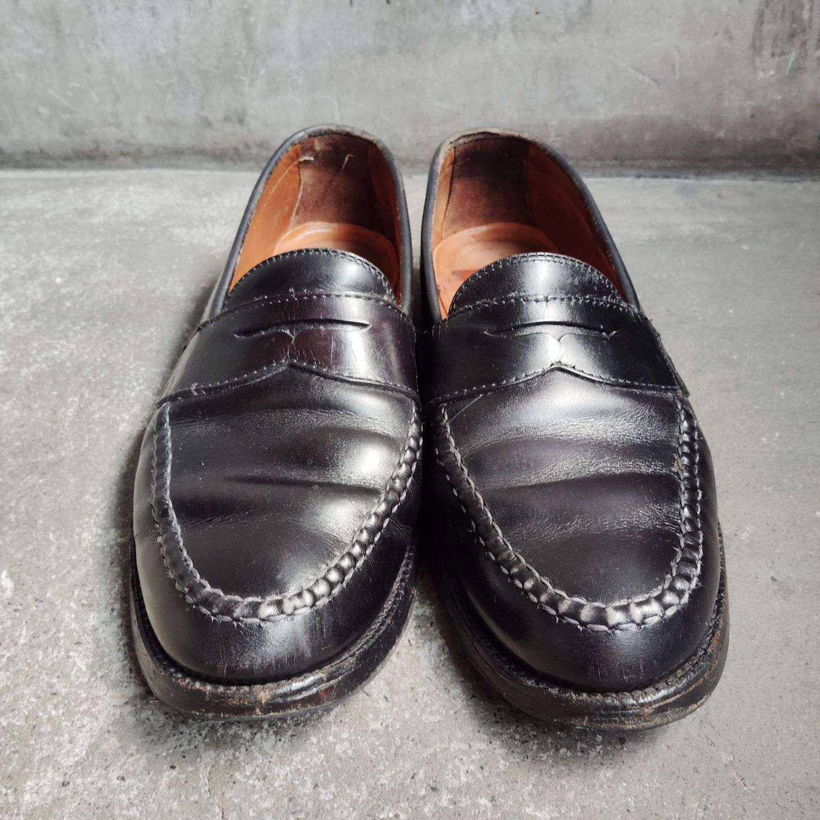 Alden 99862 ペニーローファー カーフレザー US7.5 オールデン コイン