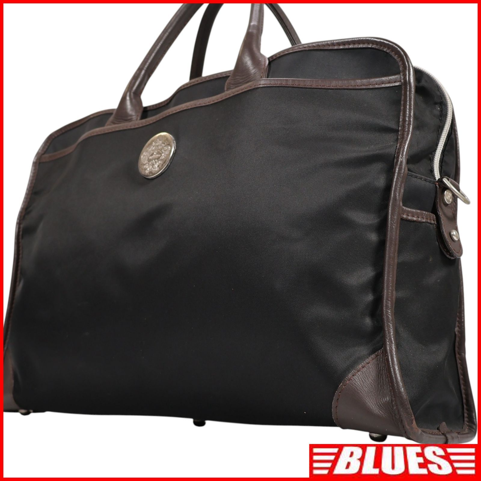 【中古】オロビアンコ Orobianco レザー ブリーフケース ブラック【W42xH29xD7.5】【メンズ】 Orobianco オロビアンコ ビジネスバッグ 黒 A4 通勤 本革 ブリーフ