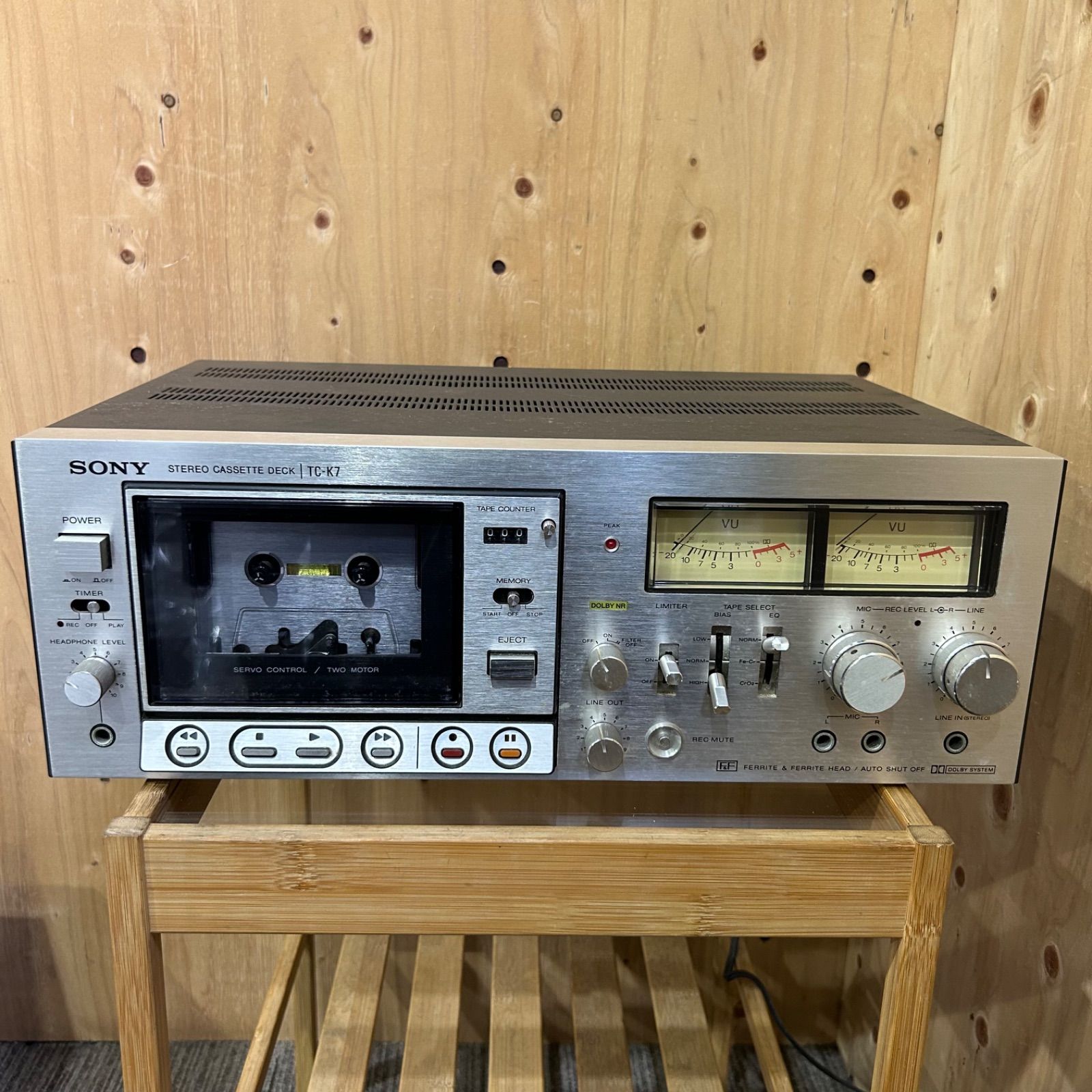 【SGM】ジャンク SONY ステレオカセットデッキ TC‐K7 8,400円