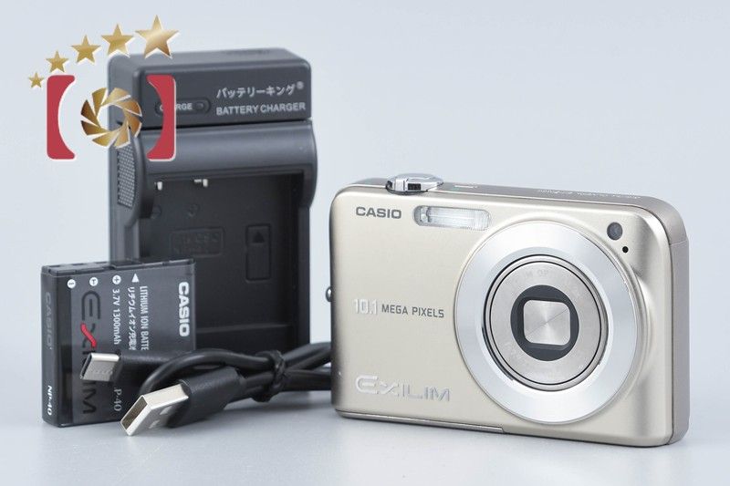 【中古】Casio カシオ EXILIM ZOOM EX-Z1050 ゴールド コンパクトデジタルカメラ