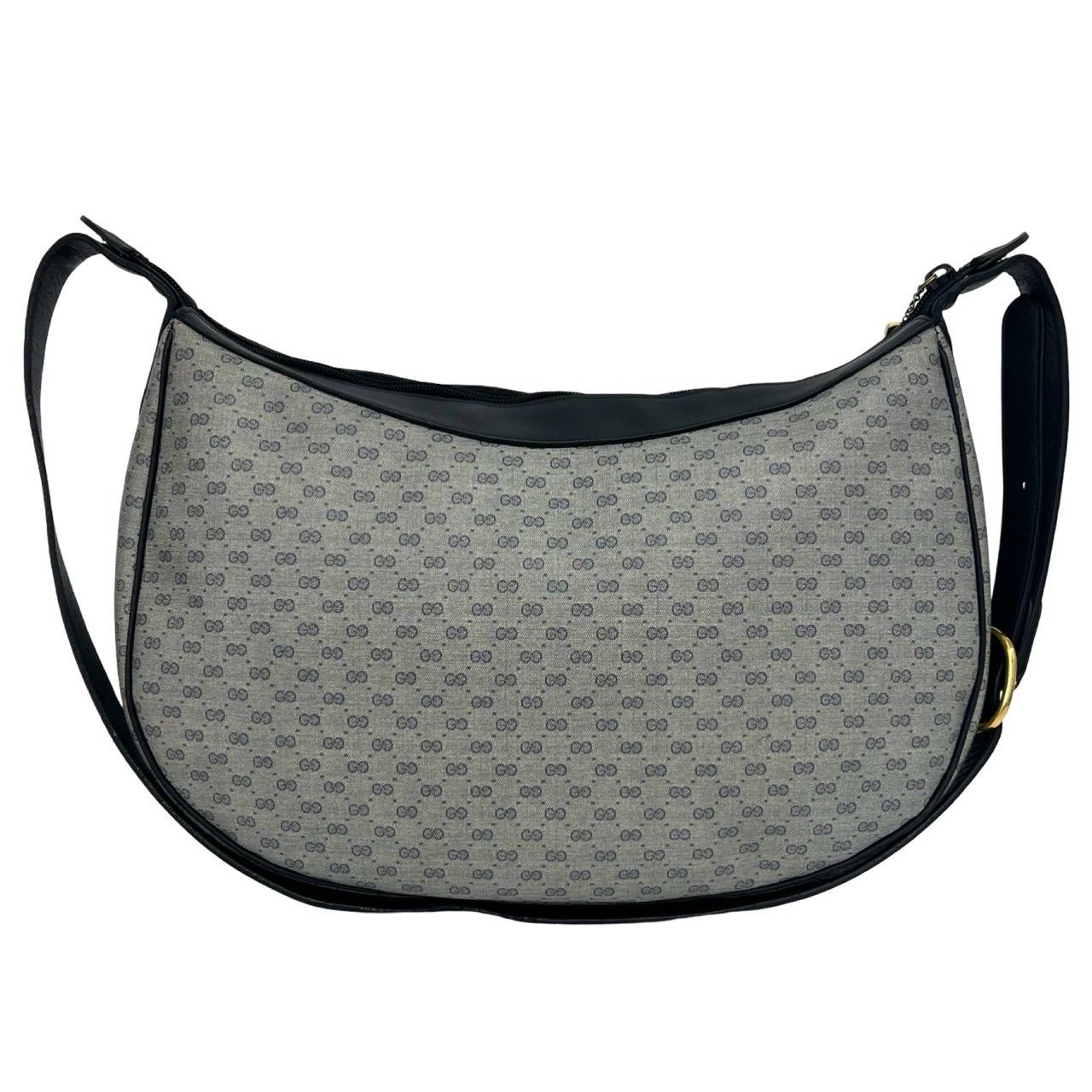 極 美品 GUCCI グッチ オールドグッチ ヴィンテージ マイクロGG ロゴ