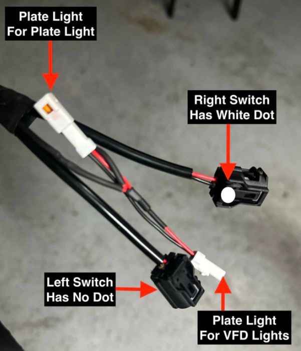 VF Designs YZF-R6 テールライト-taillight VF Designs YZF-R6 テール