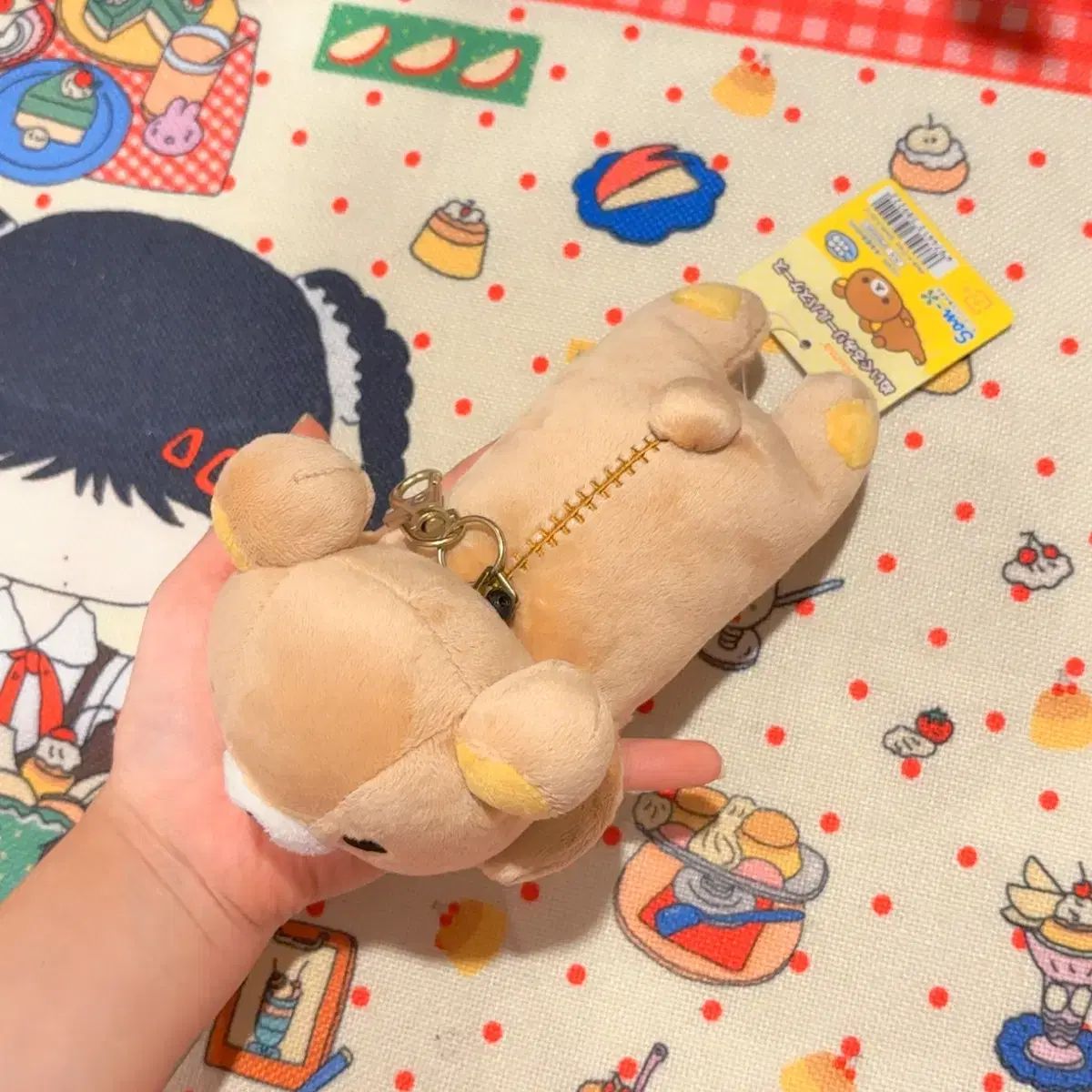 クラシック San-X リラックマ リールパス ぬいぐるみ カードウォレット キーホルダー 8,377円