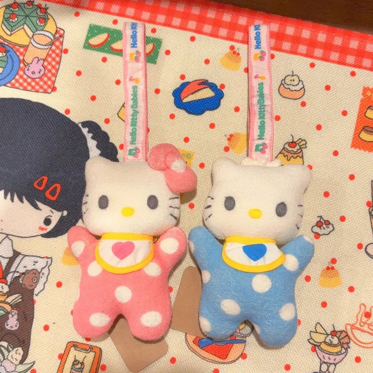 クラシック Sanrio ハローキティ ダニエル ベイビィ 赤ちゃん ぬいぐるみ チャーム セット 11,454円