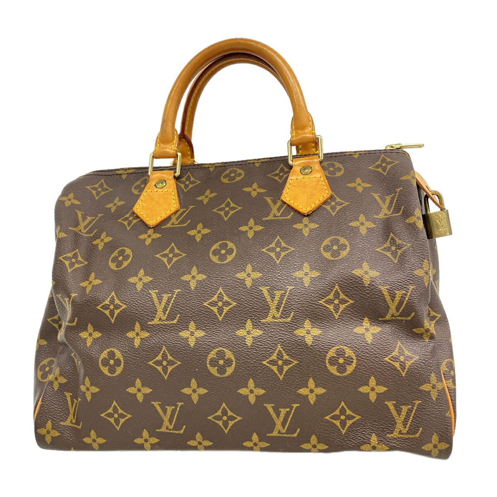 ルイ・ヴィトン(Louis Vuitton) ルイ・ヴィトン ハンドバッグ モノグラム スピーディ30 M41108 ブラウンレディース