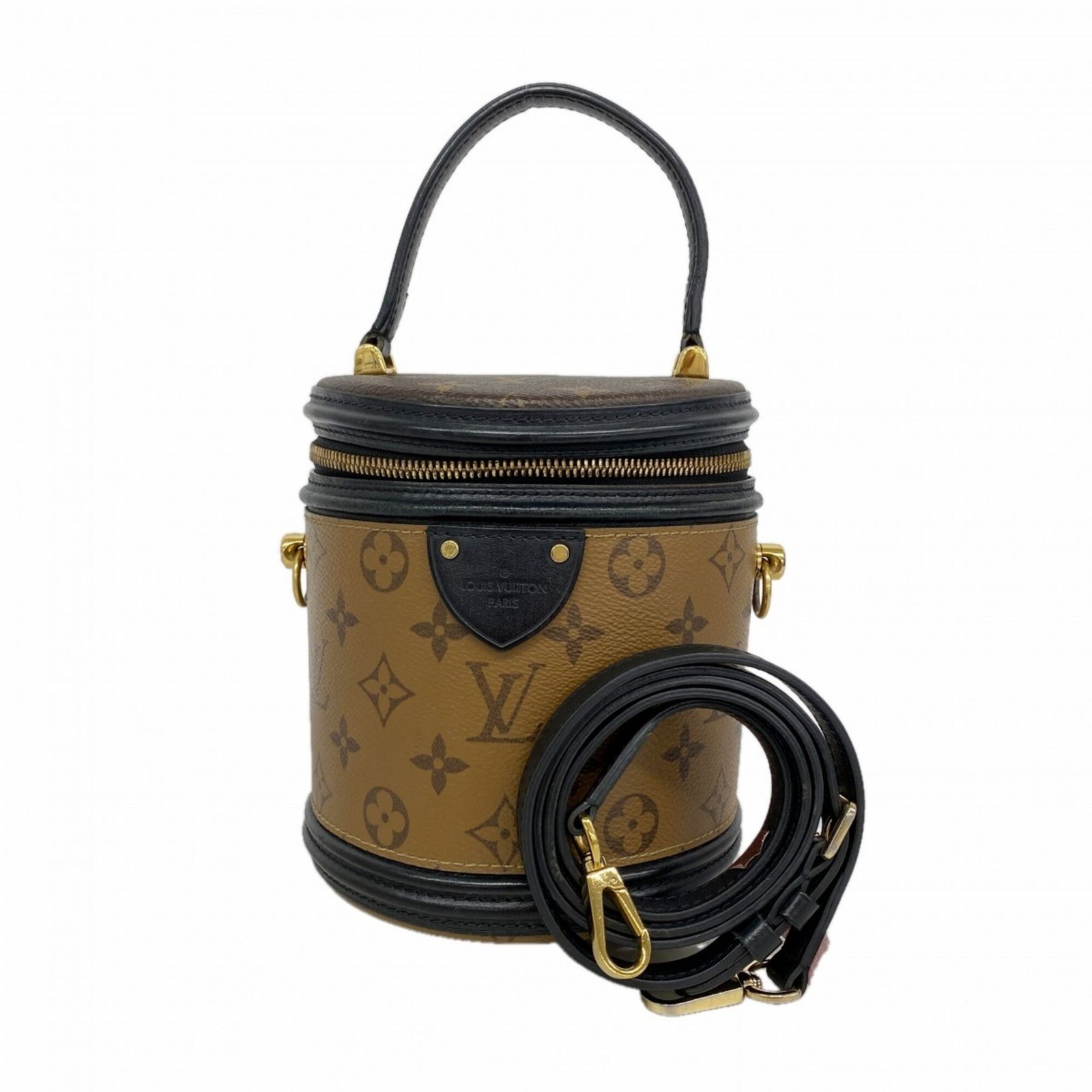 ルイ・ヴィトン(Louis Vuitton) ルイ・ヴィトン ハンドバッグ モノグラム・リバース カンヌ M43986 ブラウン 2wayバッグレディース
