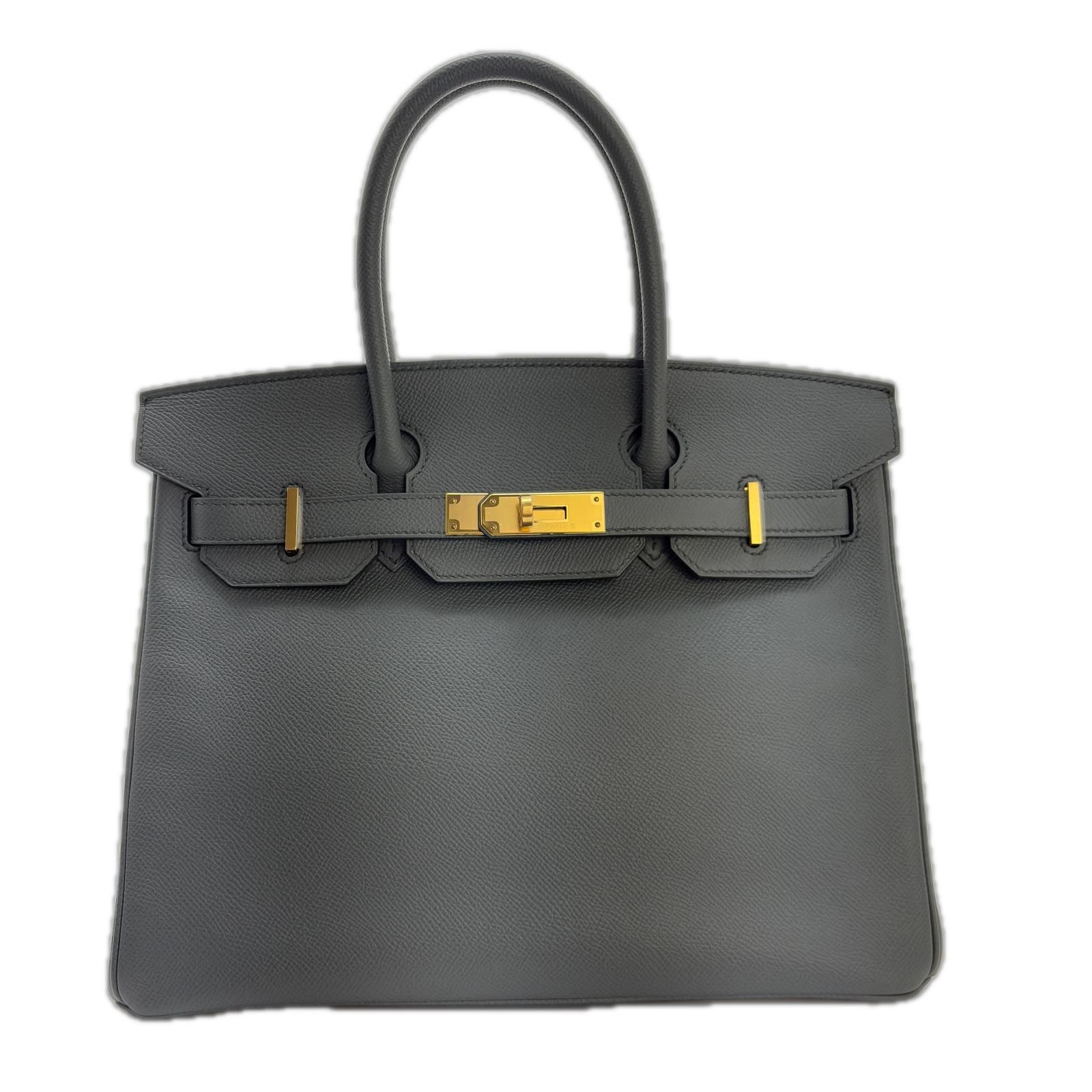 HERMES エルメス バーキン30 ヴェールアマンド/GP ハンドバッグ ヴォーエプソン D刻印（2019年） レディース 【中古】【200】