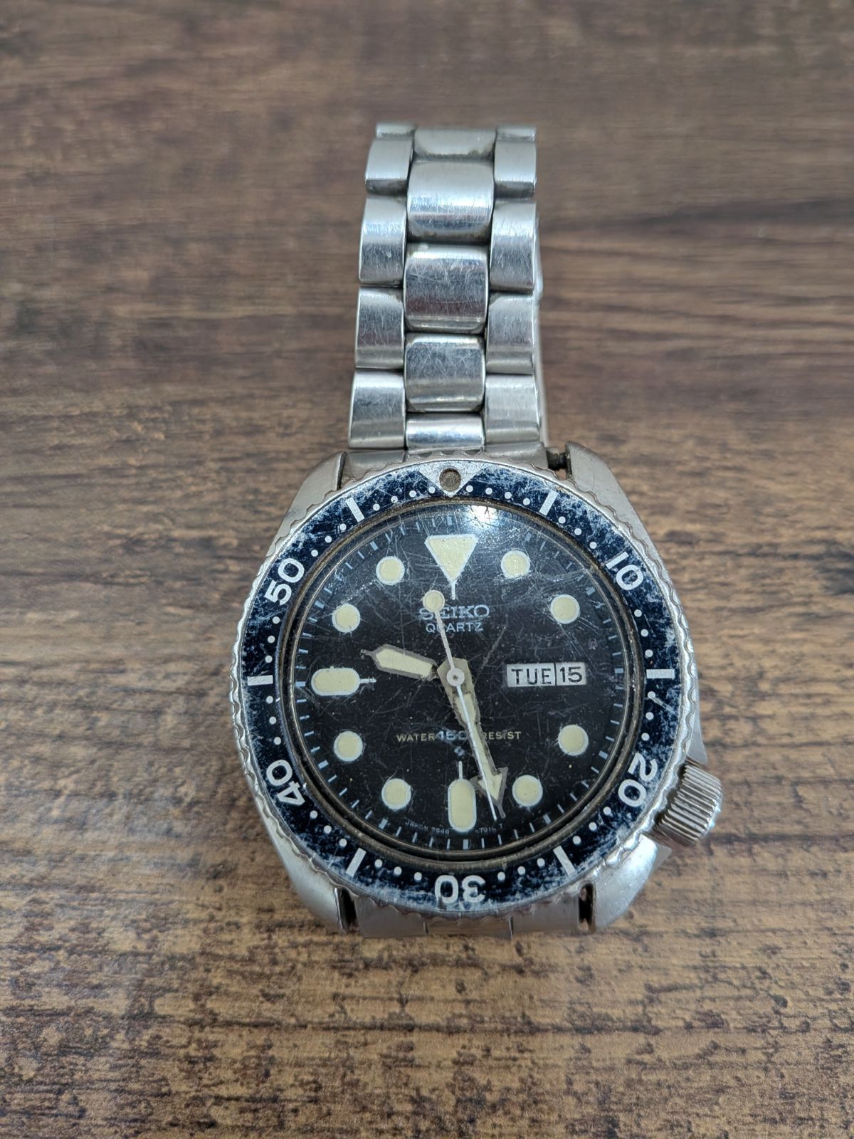SEIKO Quartz ダイバー 7548-7000　ジャンク 10,500円