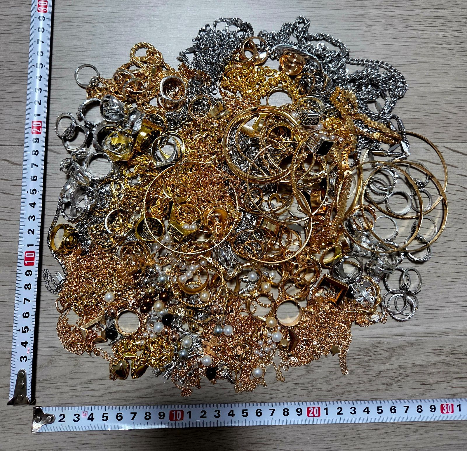 アクセサリー 大量まとめ売り1キロ以上 ネックレス リング