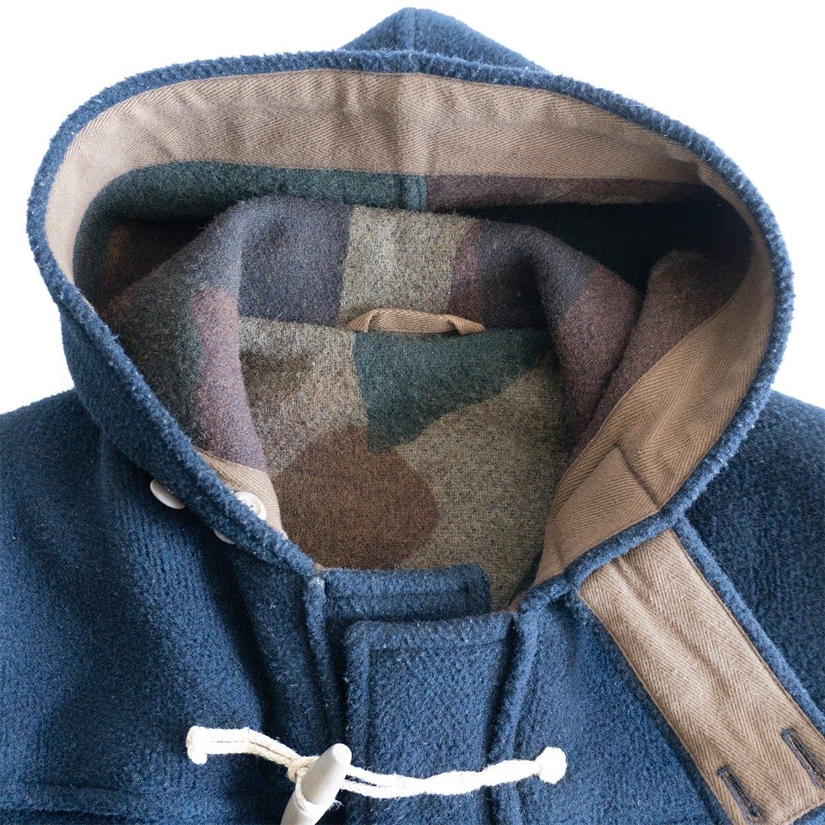 Nigel Caborne リバーシブルモンゴメリーコート 46ネイビーダッフル ビッグサイズ】NIGEL CABOURN【MONTGOMERY DUFFEL COAT】50 ナイジェル