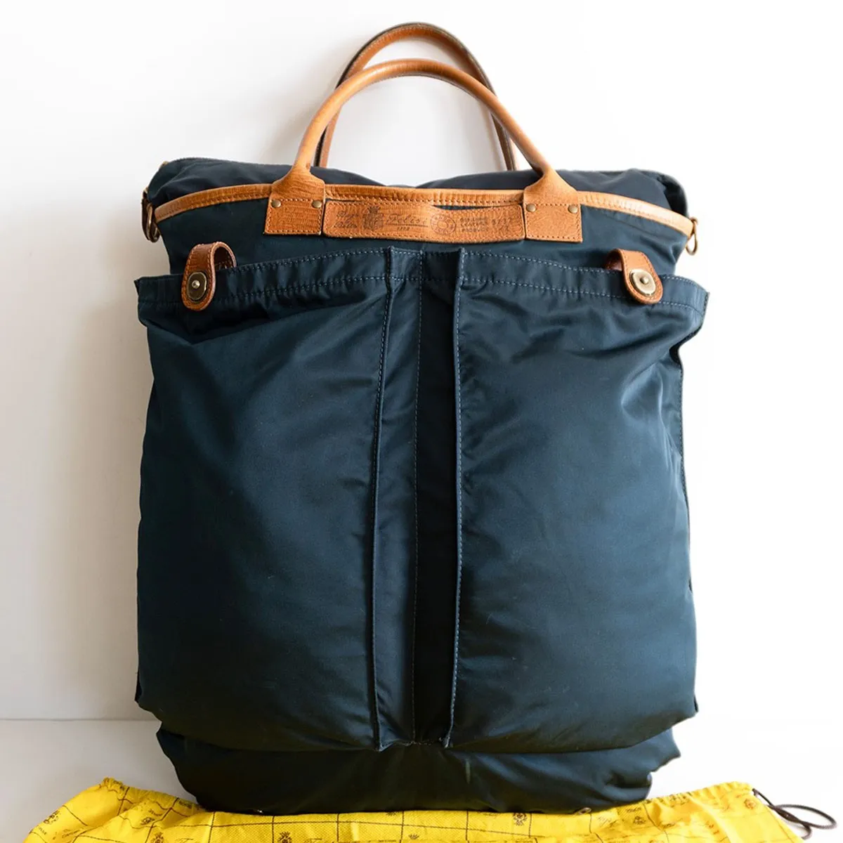 【美品】Felisi フェリージ9237トートバッグ ヘルメットバッグ 人気】FELISI 【9237/2 ヘルメットバッグ】トート ナイロン×レザー