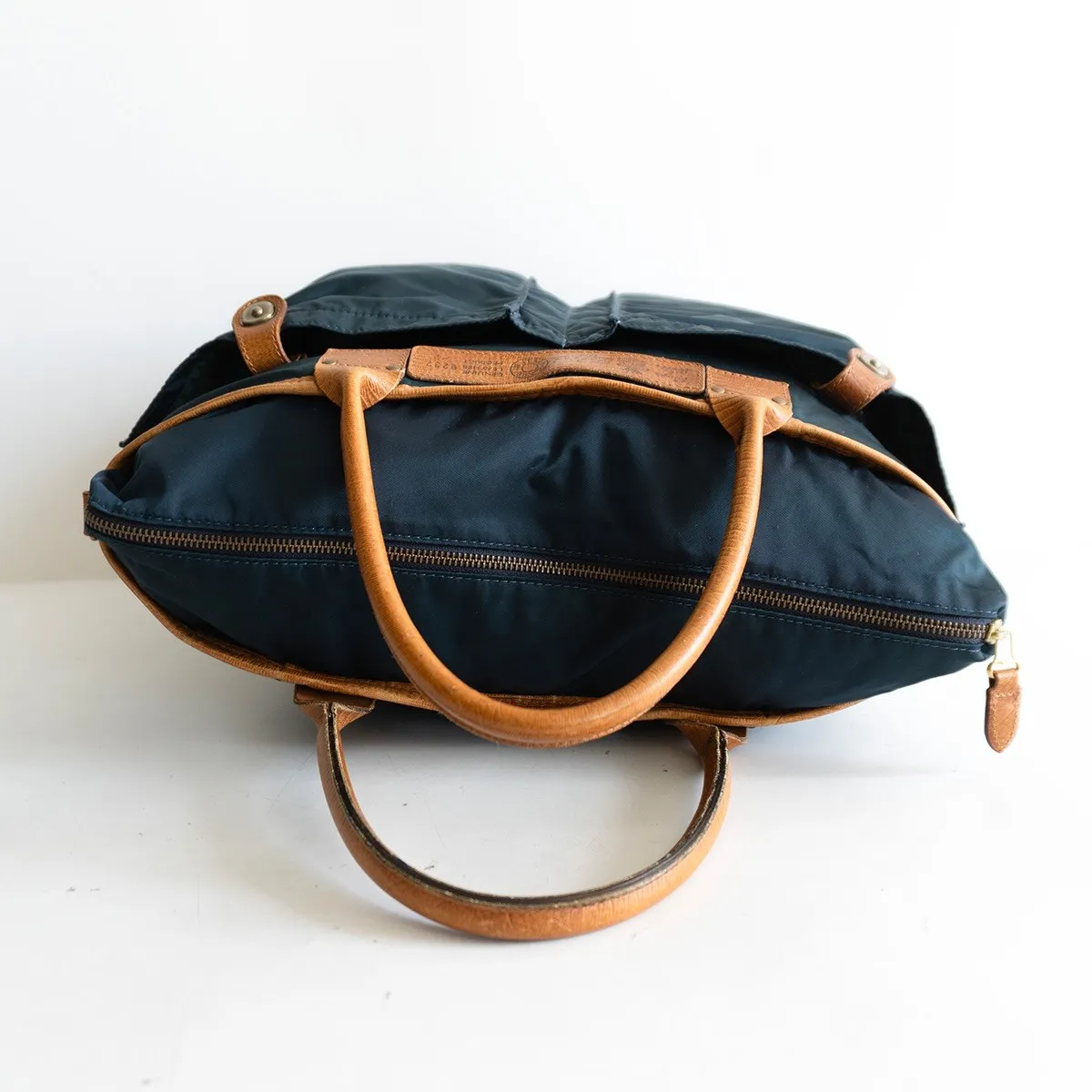 人気】FELISI 【9237/2 ヘルメットバッグ】トート ナイロン×レザー