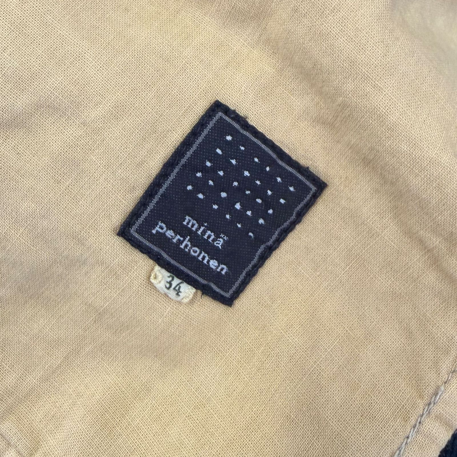 美品】mina perhonen【always ワイド デニムパンツ】34 ミナペルホネン