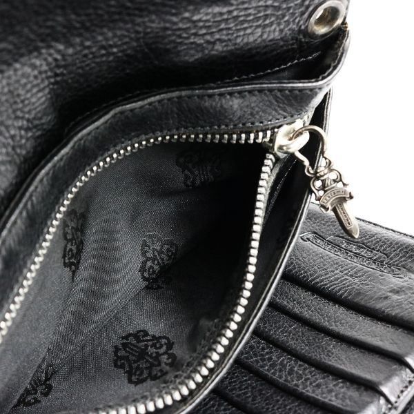 CHROME HEARTS 銀座店 クロムハーツ ウェーブ ウォレット クロスボタン